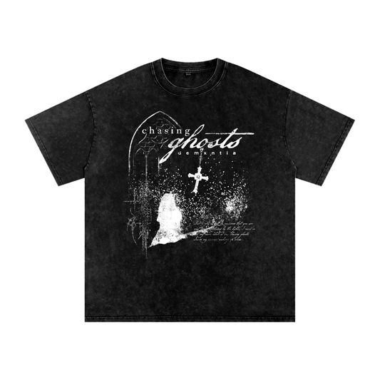 chasing ghosts oversized tee