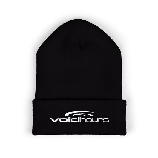 void hours embroidered beanie